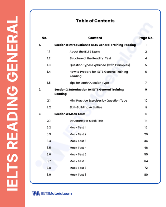 IELTS 2026 Reading (General) Actual Tests with Answers (Jul to Dec 2026)