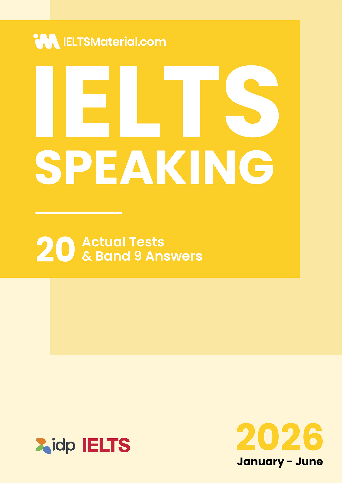 IELTS 2026 Speaking Actual Tests with Answers (Jan to Jun 2026)