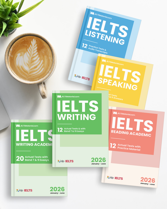 IELTS 2026 Academic 5-Book Combo – Complete Preparation Set (Jan to Jun 2026)