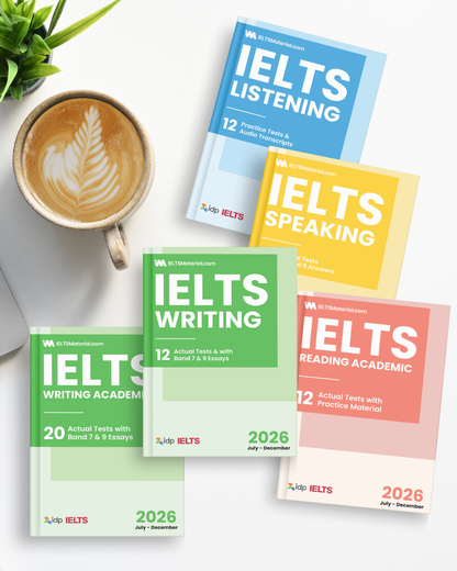 IELTS 2026 Academic 5-Book Combo – Complete Preparation Set (Jul to Dec 2026)