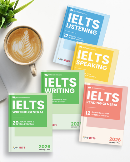IELTS 2026 General 5-Book Combo – Complete Preparation Set (Jan to Jun 2026)