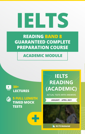 Comprehensive IELTS Reading (Academic) Band 8 Preparation Course