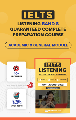 IELTS Listening Band 8 preparation course
