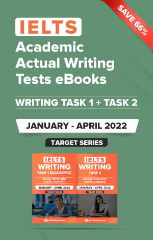 IELTS (Academic) Writing Actual Tests eBook Combo (January – April 2022) [Task 1+ Task 2]
