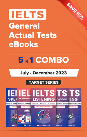 IELTS (General): Learner’s kit (5 in 1 Actual Tests eBook Combo )|(July - December 2023)