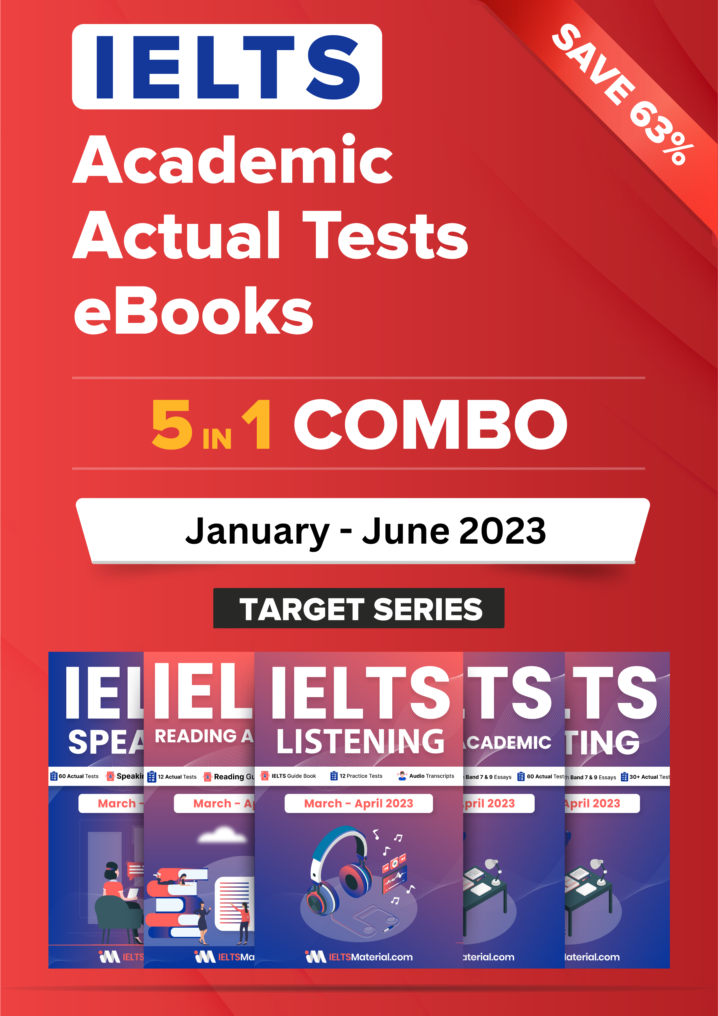 IELTS Academic: A Comprehensive Learner's Bundle ( January - June 2023)